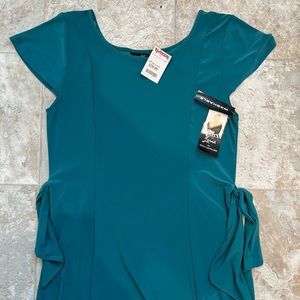NWT‎ Lennie for Nina Leonard Teal Maxi Dress